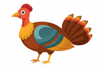 Turkey, flat style, vector illustration artwork