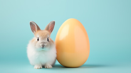 easter bunny with egg