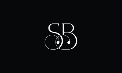 SM, MS, Abstract Letters Logo Monogram