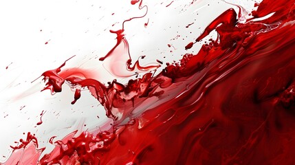 Abstract red paint wallpaper - obrazy, fototapety, plakaty