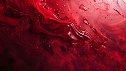 Abstract red paint wallpaper - obrazy, fototapety, plakaty
