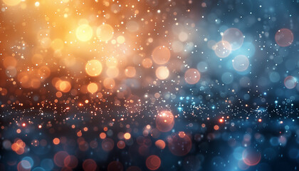 Minimalistic Abstract gentle bokeh bubbles in a dreamy soft focus, with a warm white glow