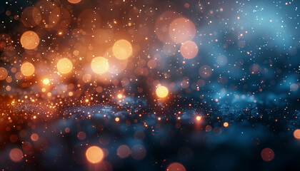 Fototapeta na wymiar Minimalistic Abstract gentle bokeh bubbles in a dreamy soft focus, with a warm white glow