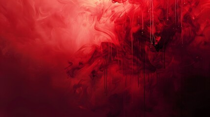 Abstract red paint wallpaper