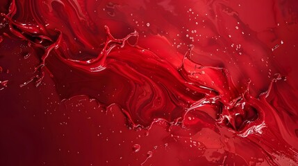 Abstract red paint wallpaper