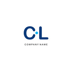 Initial CL logo company luxury premium elegance creativity