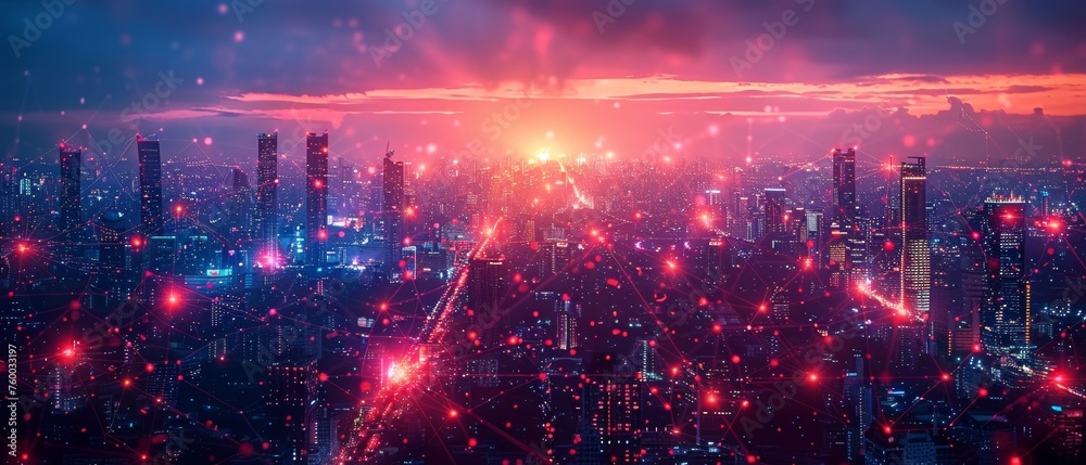 Poster smart cities and communication networks. internet of things (iot). information and communication tec