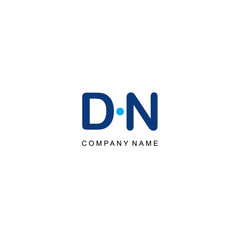 Initial DN logo company luxury premium elegance creativity