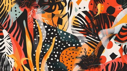 Obraz premium Minimalist abstract art with music as the inspiration.
