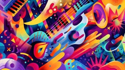 Minimalist abstract art with music as the inspiration.