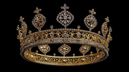 Elegant Princess Tiara: Luxury Diamond Crown Design