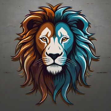 Lion Head Logo, Lion Head Vector, Lion Head Mascot, Lion Logo, Minimalist Lion Logo, Lion Logo on Black, Sleek Lion Emblem, Sunset Lion Logo, Elegant Lion Logo, Minimal Lion Design, Sunset Lion Head, 