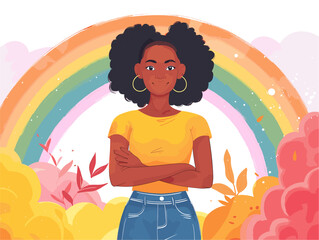  Artists showcase their work at a Pride art exhibition expressing their identities and experiences through diverse creative mediums. 