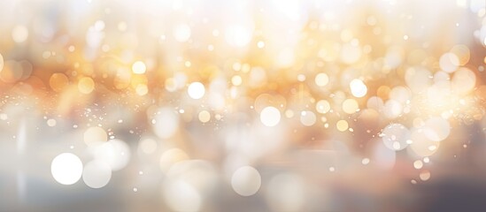 A blurred background with peach tints and shades, resembling grass under macro photography. The lights create a pattern akin to a stylish font