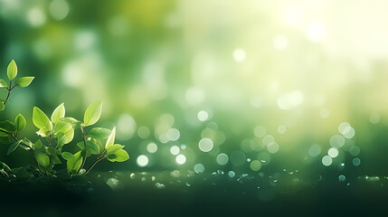 Close-up of vibrant green plants