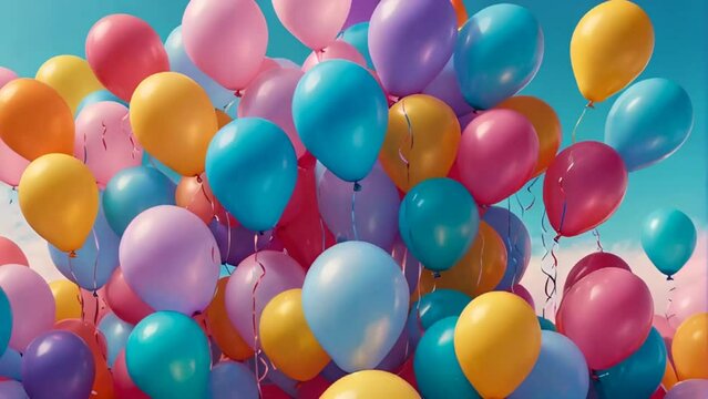 beautiful balloons background