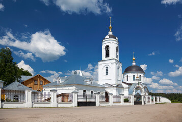 Troitskiy Stefano-Makhrishchsky convent in the village of Makhra, Vladimir region. The Church of St. Sergius of Radonezh - 760065700