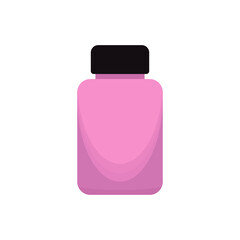 Small Pill Medicine Pharmacy Bottle Vector Illustration