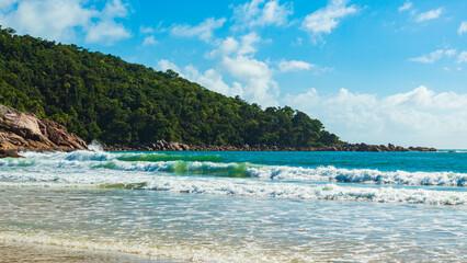 Praia Grande Caravelas Governador Celso Ramos Santa Catarina Brasil