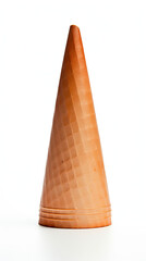 Empty ice cream cone Isolated on white background
