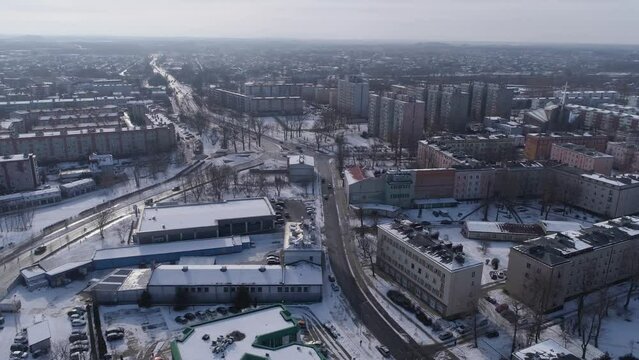 Beautiful Panorama Czestochowa Aerial View Poland