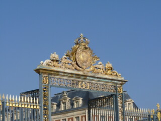 Grille entrée dorée Château de Versailles