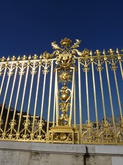 Grille entrée dorée Château de Versailles