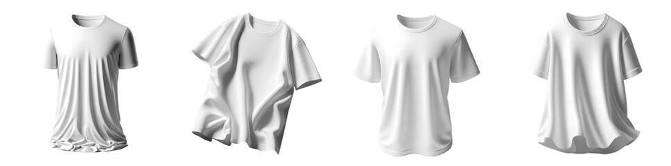 t-shirt shirt white for mockup isolated png