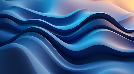 Beautiful abstract pattern of wavy lines and curves