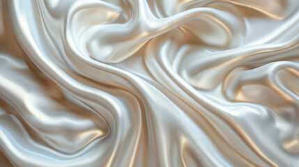  a close up of a white cloth with a very wavy design on the bottom of the image and bottom of the image.
