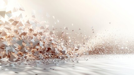  a white background with a lot of small triangles in the middle of the image and a white background with a lot of smaller triangles in the middle of the image.