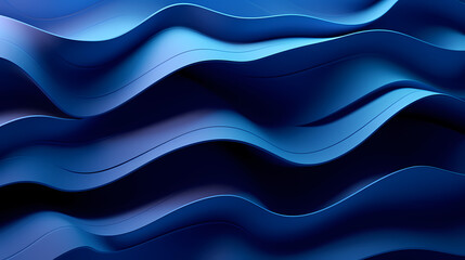 Abstract wavy background, 3D rendering