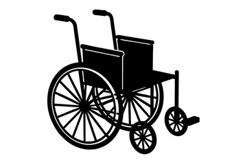 Fototapeta na wymiar wheelchair vector illustration