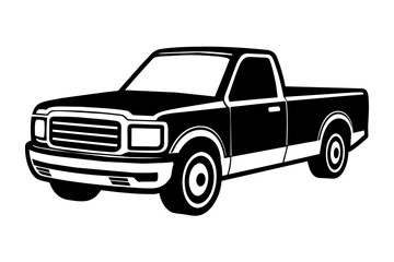 pickup vector illustration