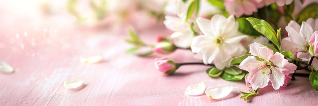 Evoke the essence of spring with this enchanting image of delicate pink blossoms