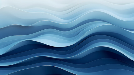 Fototapeta premium Abstract wave pattern, calm visual experience