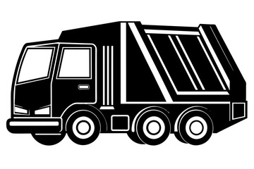garbage truck vector illustration