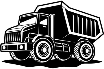 dumper truck vector illustration