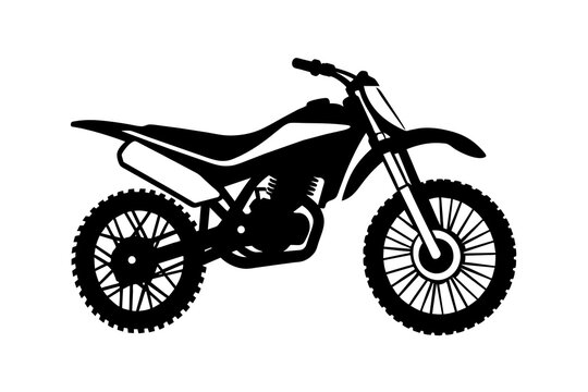 dirt bike vector illustration