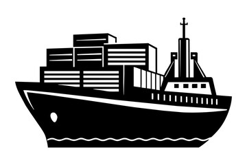 ship vector illustration