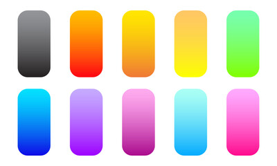 vector collection of color gradient palette