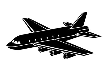 Fototapeta na wymiar Vector illustration of a plane