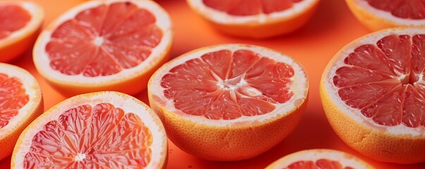 bright background citrus fruits.