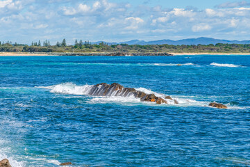 Fototapeta premium Spring days exploring the sapphire blue coast at Forster-Tuncurry
