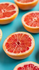 bright background citrus fruits.