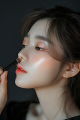 Obraz premium Asian Women Skin Care