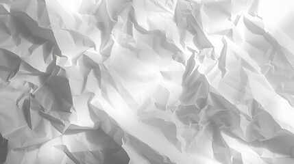 La beauté délicate du papier blanc : une exploration texturale de la surface lisse et de l'apparence éthérée