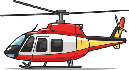 Helicopter Cabin Vector Art