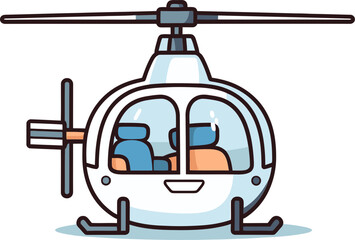 Helicopter Attack Vector Art