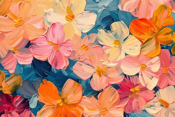 Vibrant Floral Painting